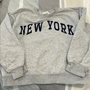 Gray 'New York' Sweatshirt